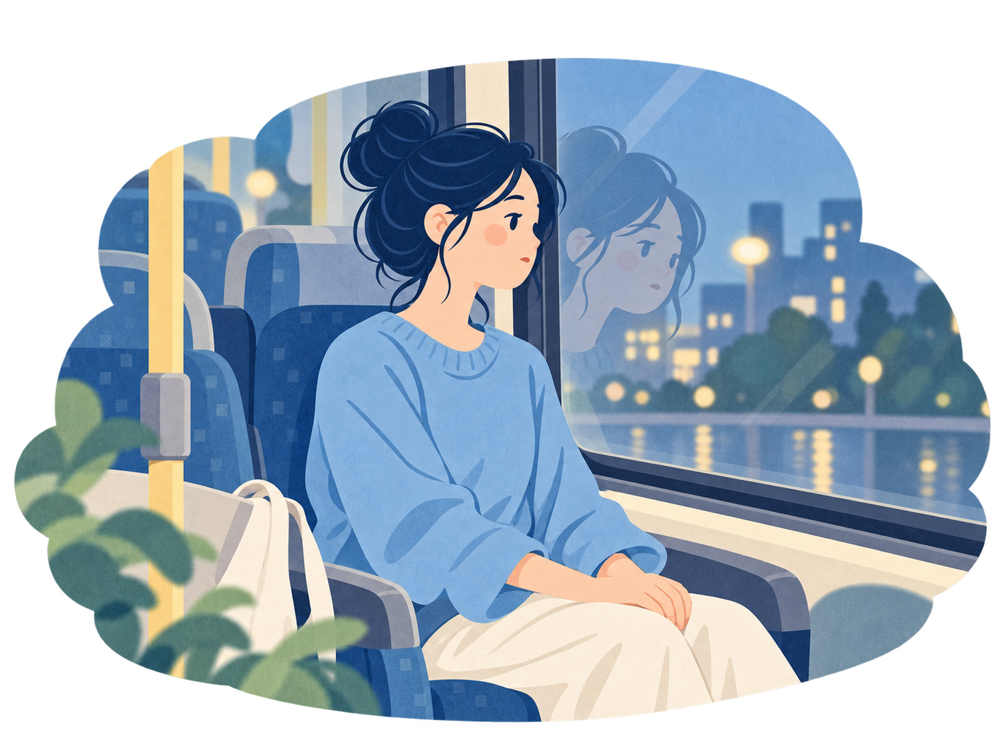 人と会ったあと、残った寂しさに気づく女性