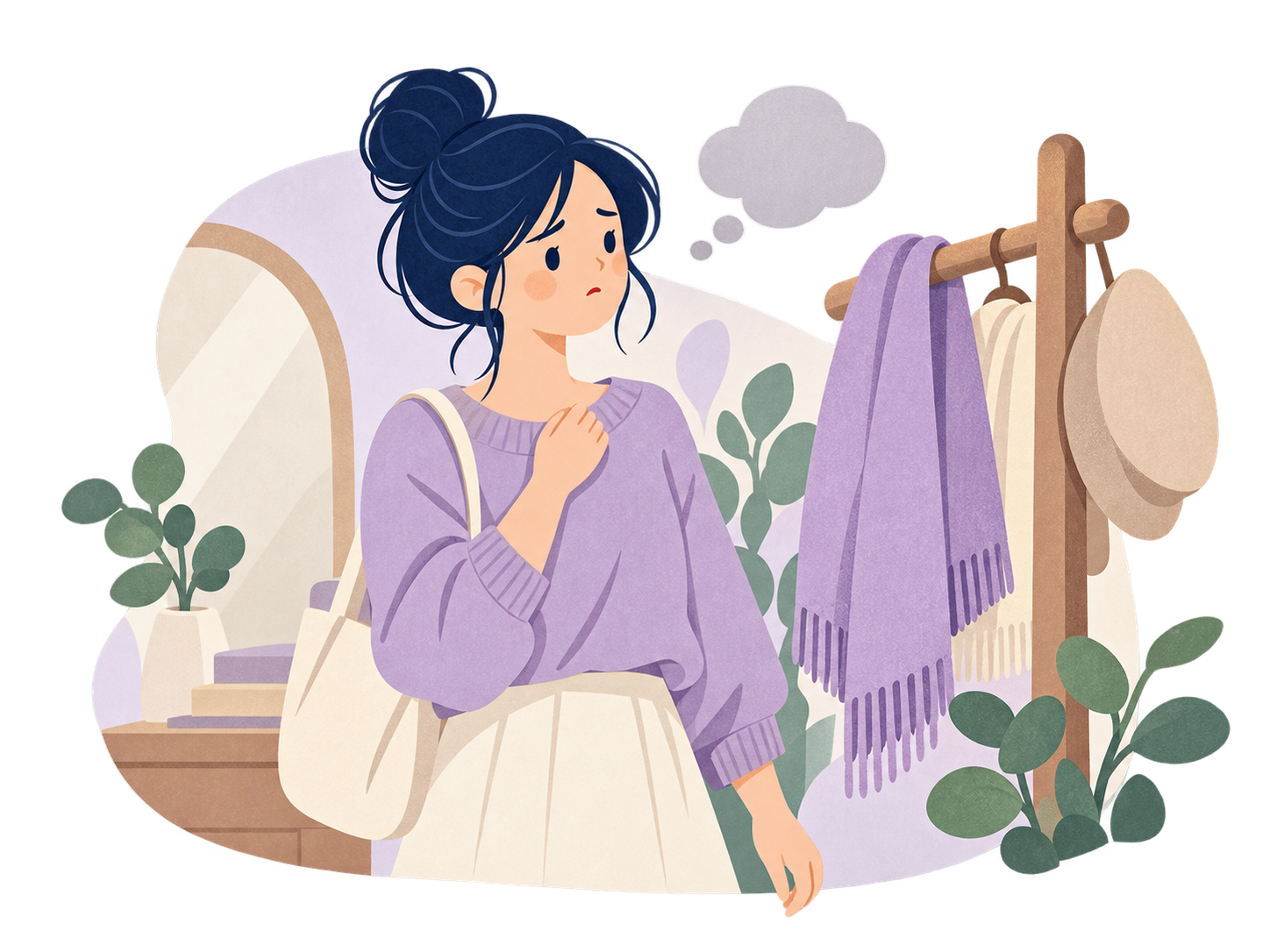 自分の好きなものを選ぶことにも遠慮を感じる女性