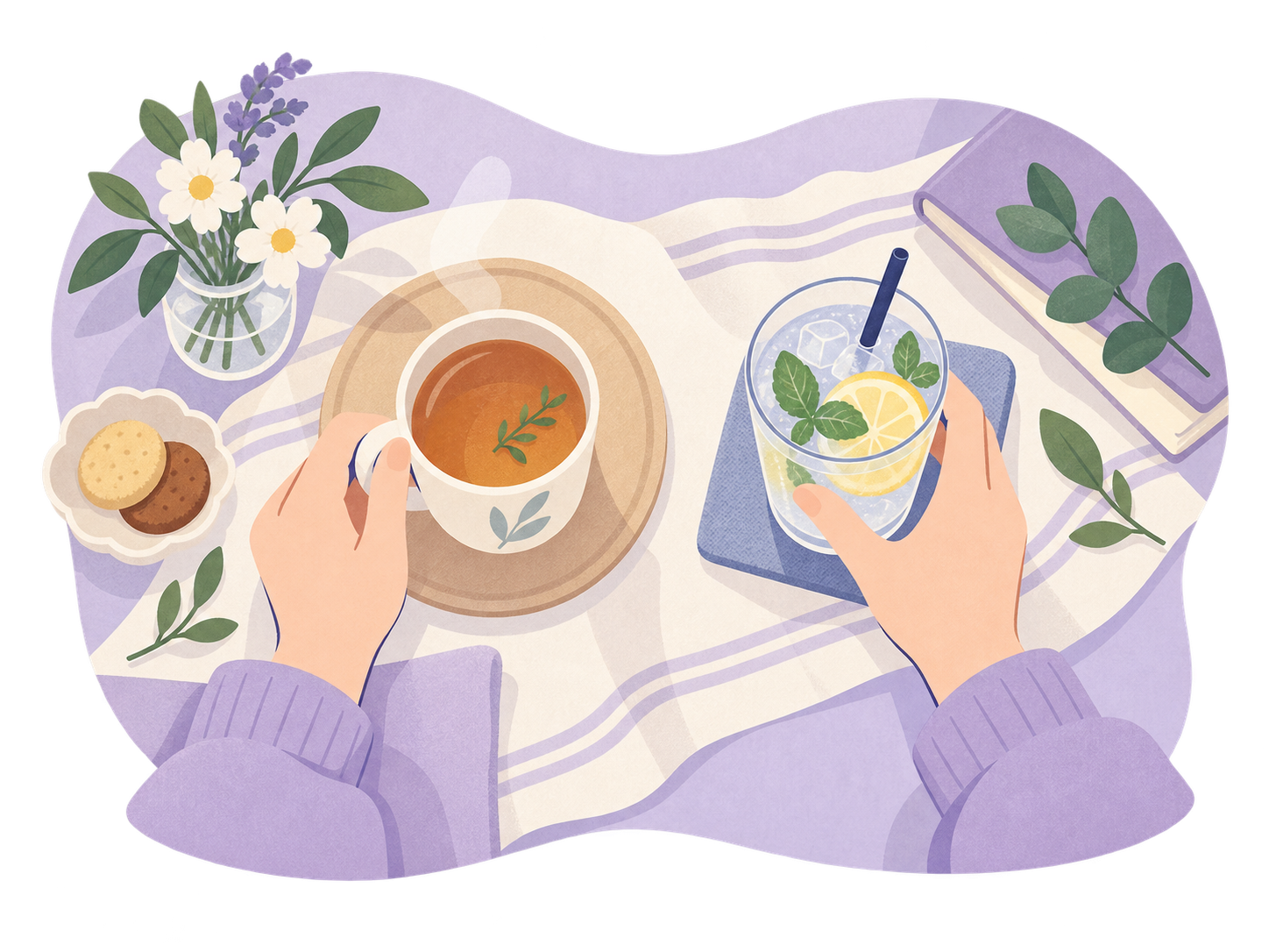 周囲に合わせる前に、自分が飲みたいものを確かめる手元